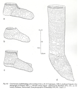 Forsk. nålebundne sokker